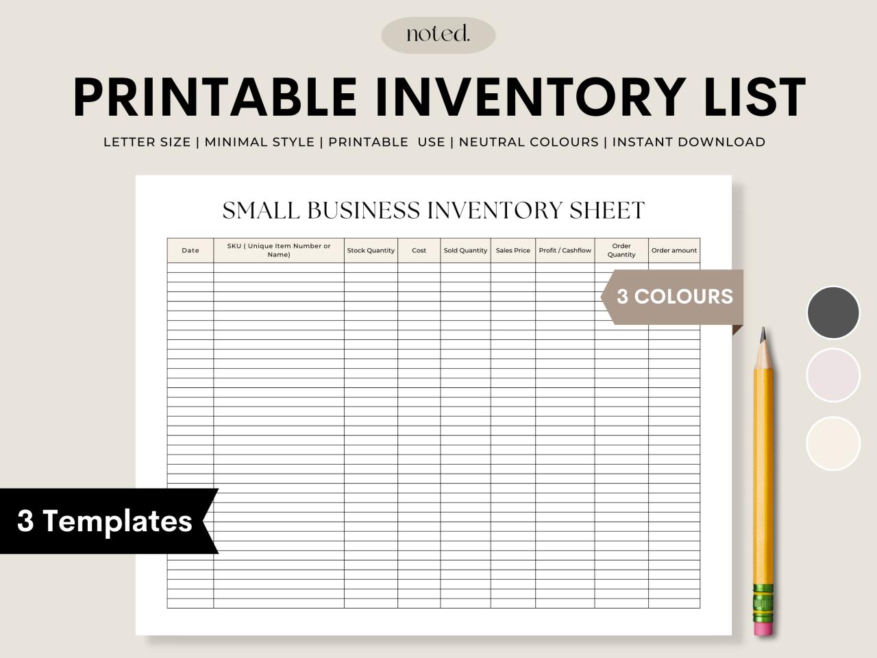 The Indispensable Backbone: Mastering Your Business with an Effective Inventory Sheet