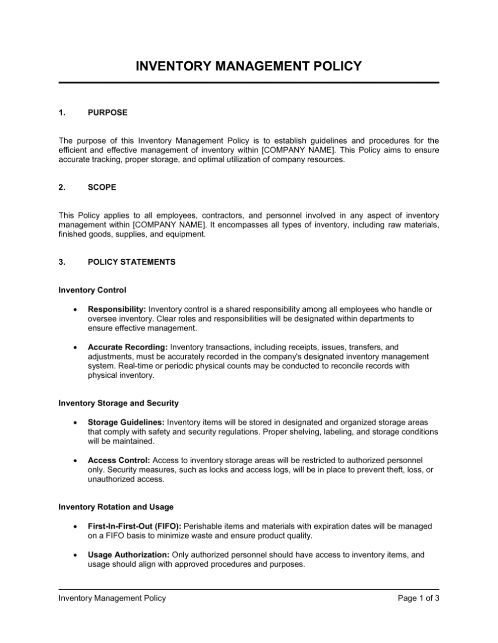 Navigating the Nexus: A Comprehensive Guide to Business Inventory Policies