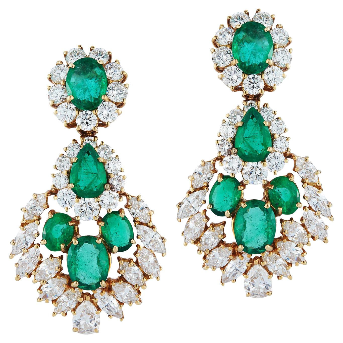 the-verdant-embrace-of-elegance-a-deep-dive-into-diamond-and-emerald-earrings